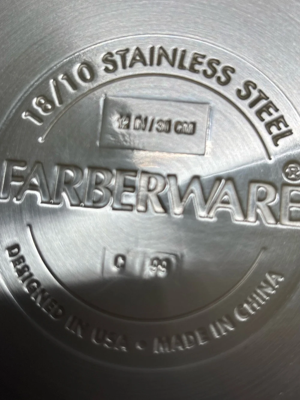 Farberware Brilliance 12” Skillet/Wok 18/10 Stnlss Steel W/ Unique Wok Domed Lid